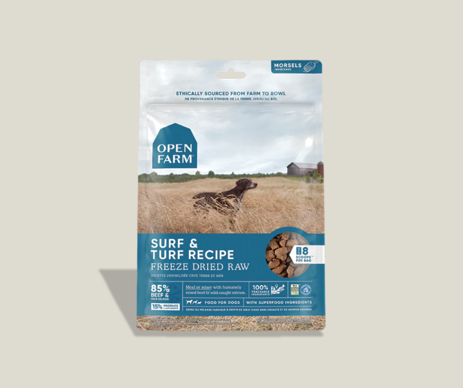 Open Farm Freeze Dried Raw Morsels, Surf & Turf