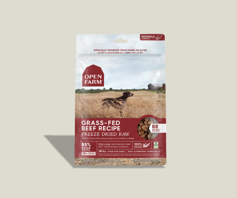 Open Farm Freeze Dried Morsels, Grass-Fed Beef