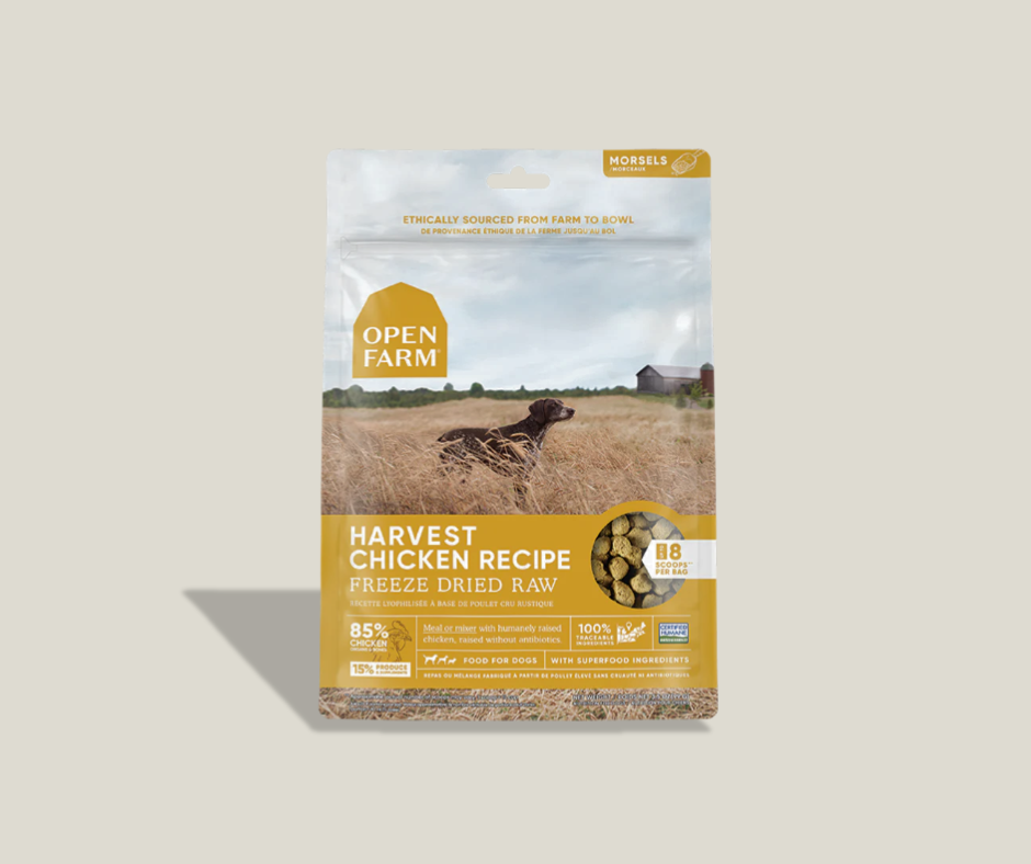 Open Farm Freeze Dried Raw Morsels, Harvest Chicken