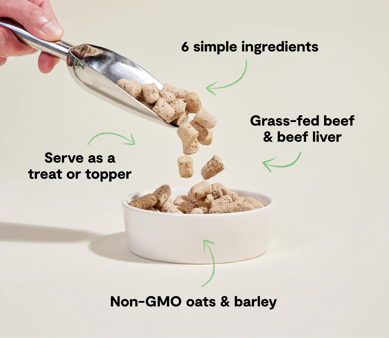 Open Farm Goodbowl Freeze Dried Raw Morsels, Grass-Fed Beef