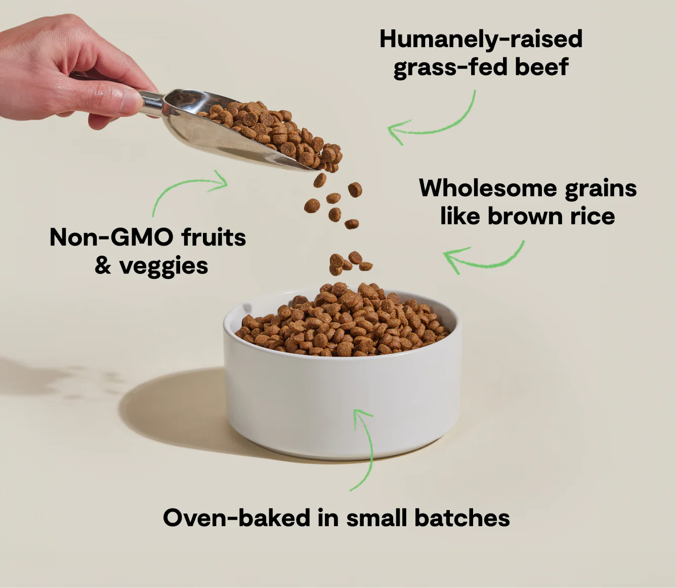 Open Farm Goodbowl Dog Kibble, Grass-Fed Beef & Brown Rice