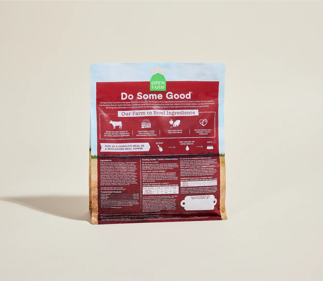 Open Farm Freeze Dried Morsels, Grass-Fed Beef
