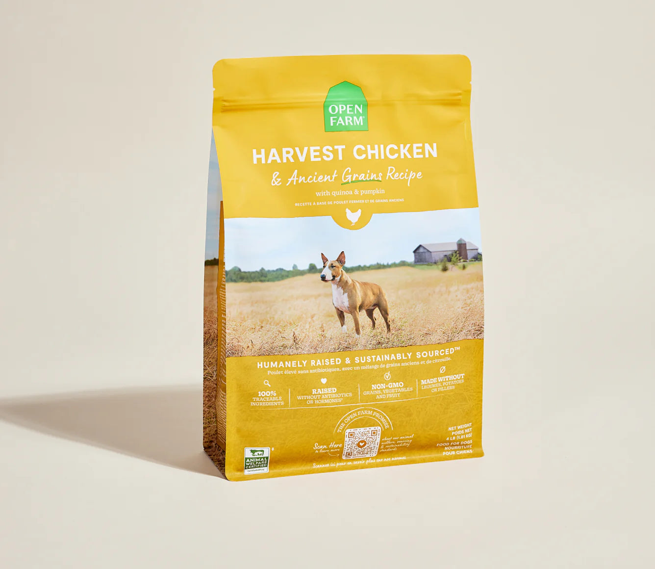 Open Farm Ancient Grains Kibble, Harvest Chicken
