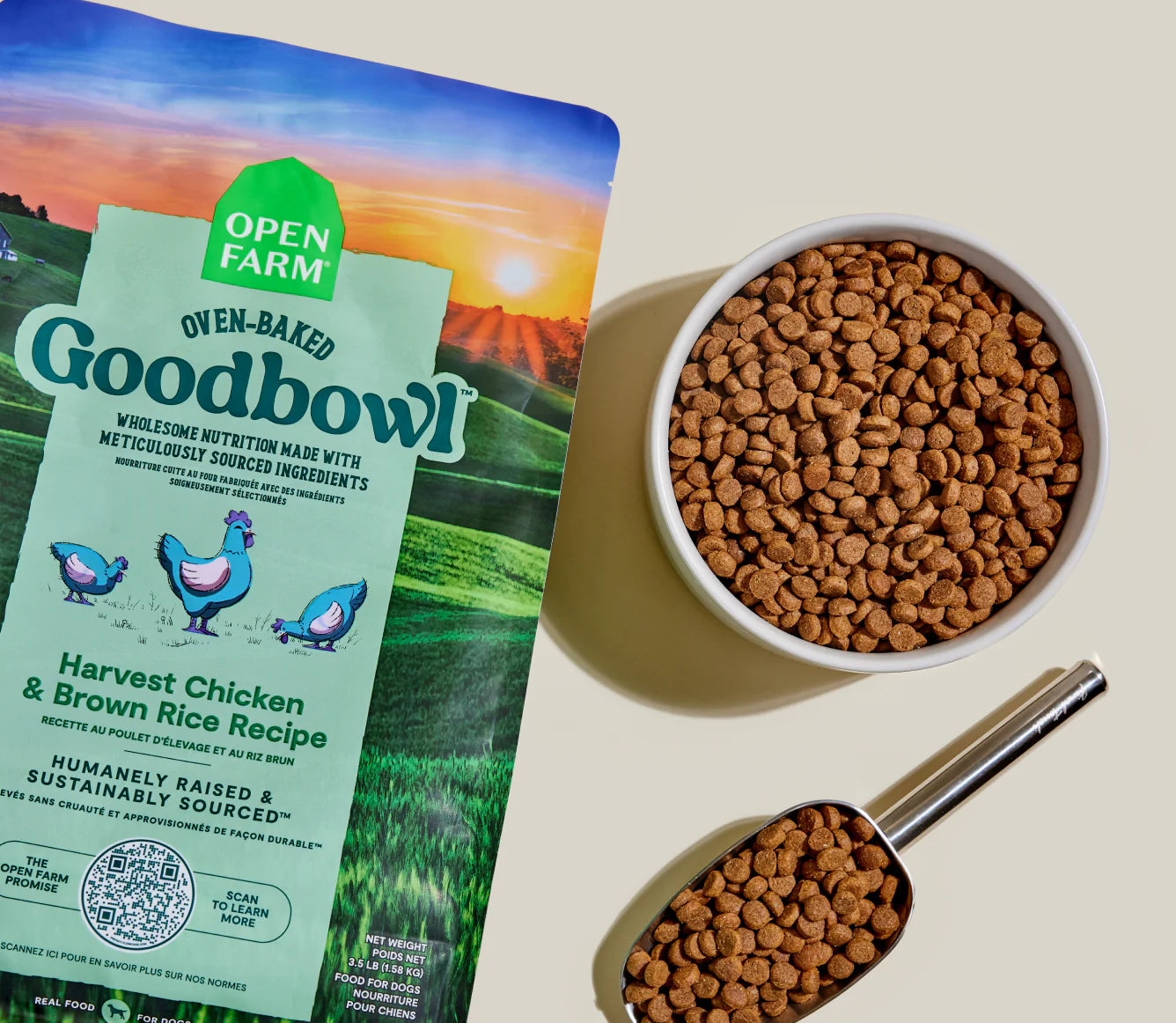Open Farm Goodbowl Dog Kibble, Harvest Chicken & Brown Rice