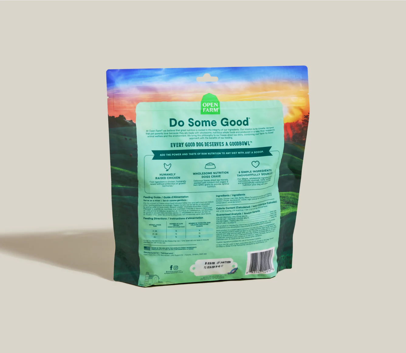 Open Farm Goodbowl Freeze Dried Raw Morsels, Harvest Chicken