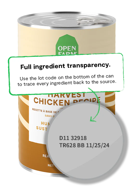 Open Farm Pâté, Harvest Chicken