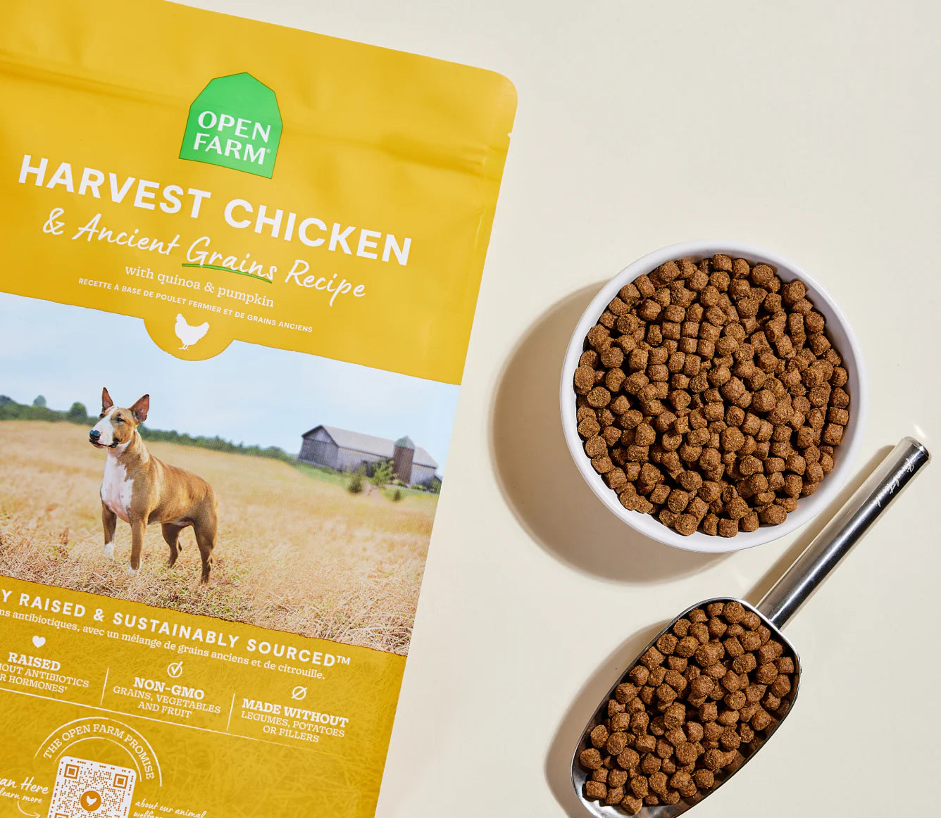 Open Farm Ancient Grains Kibble, Harvest Chicken