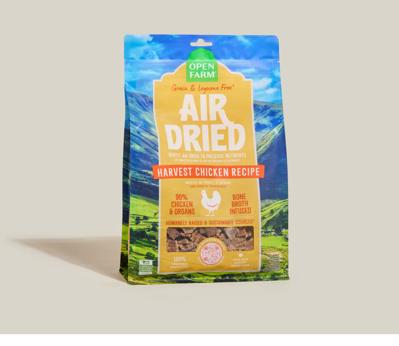 Open Farm Air Dried Recipe, Harvest Chicken