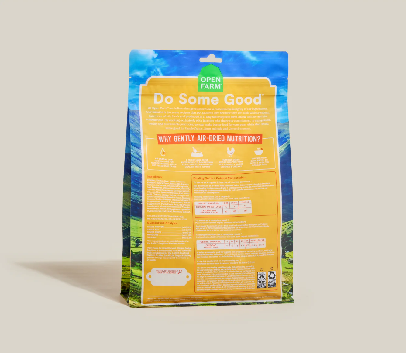 Open Farm Air Dried Recipe, Harvest Chicken