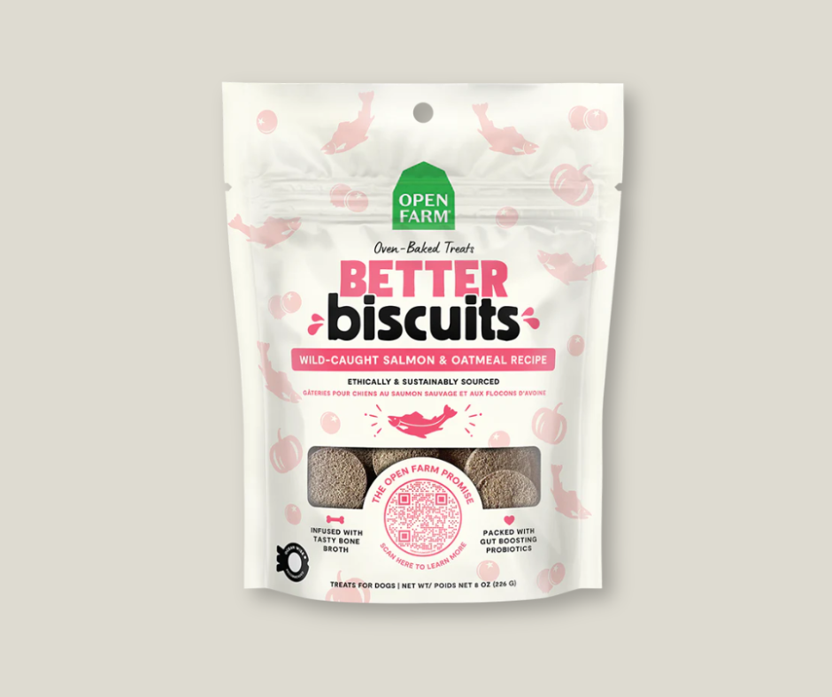Open Farm Better Biscuits, Salmon & Oatmeal