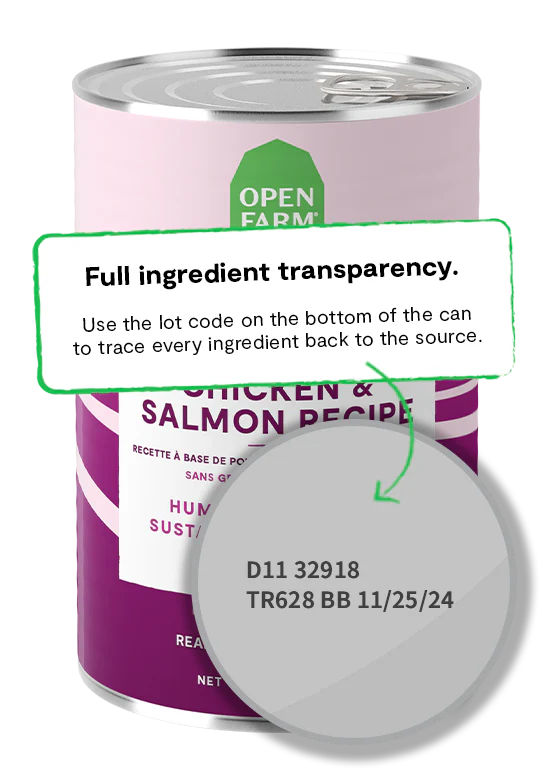Open Farm Pâté, Chicken & Salmon