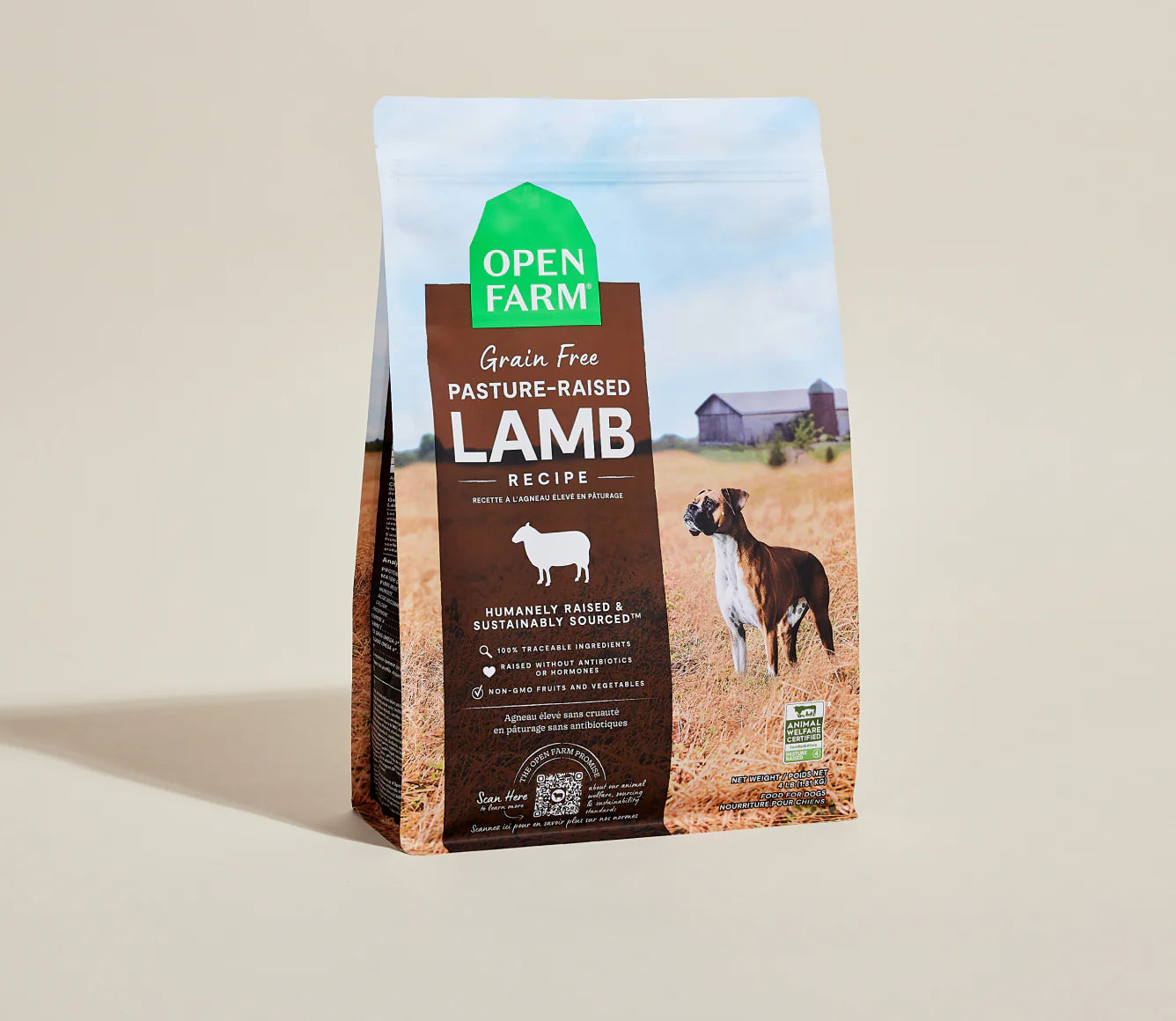 Open Farm Grain-Free Kibble, Pasture-Raised Lamb