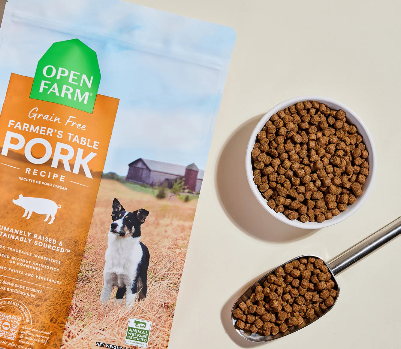 Open Farm Grain-Free Kibble, Farmer's Table Pork