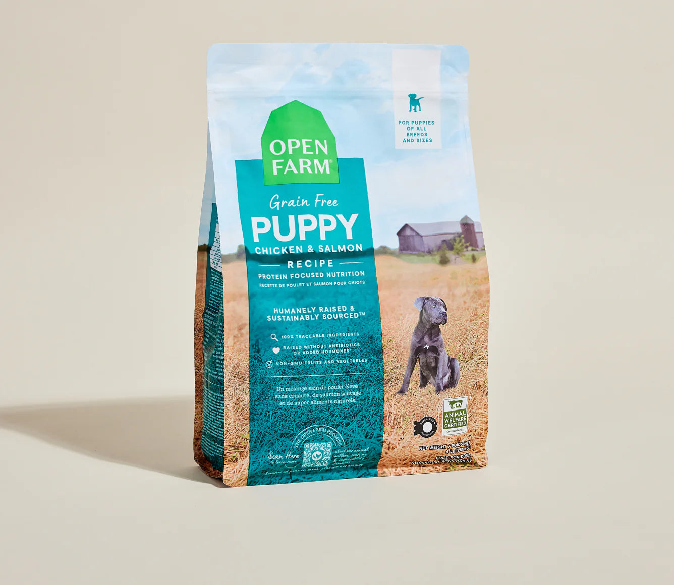 Open Farm Grain-Free Kibble, Chicken & Salmon Puppy