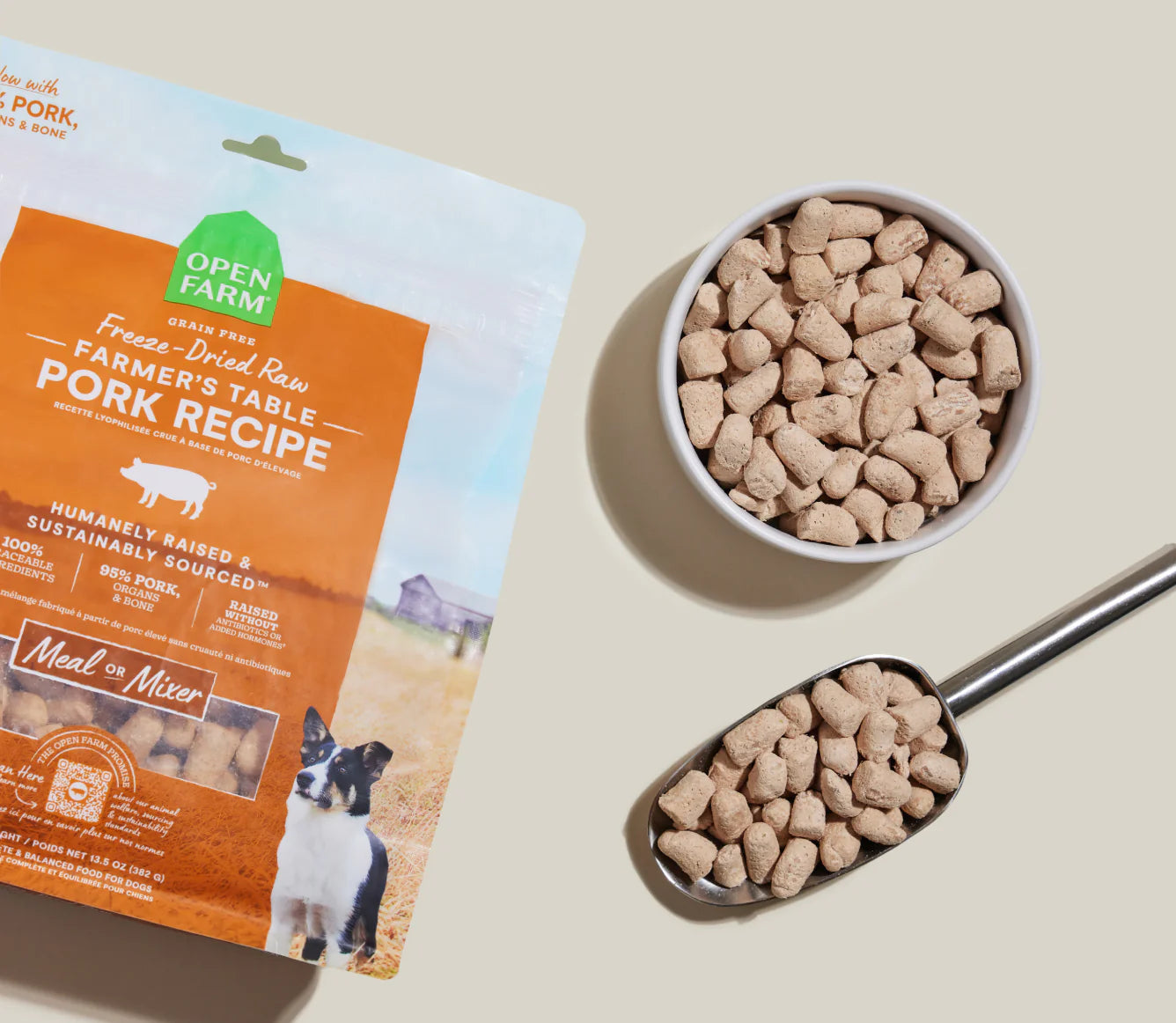 Open Farm Freeze Dried Raw Morsels, Pork