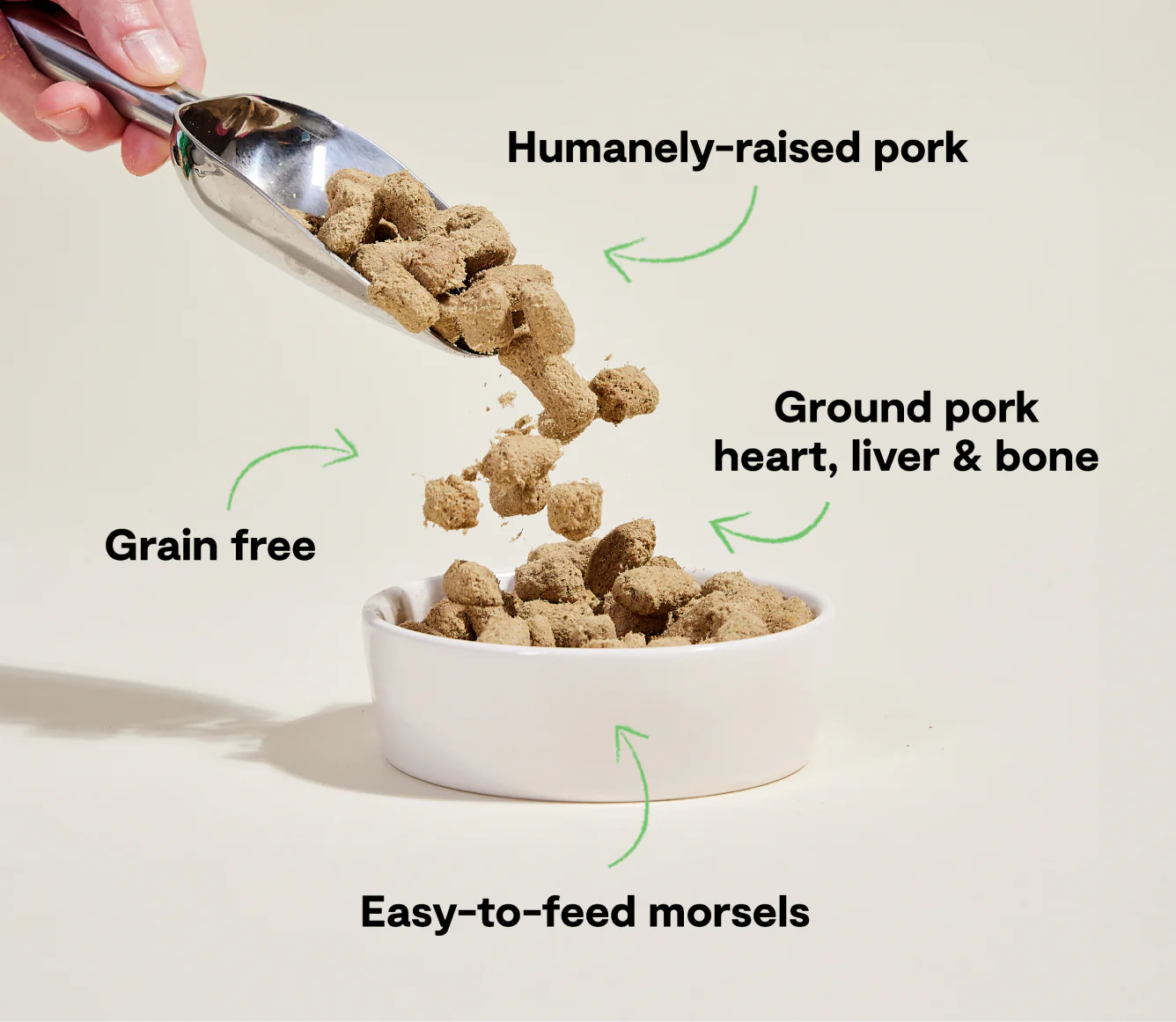 Open Farm Freeze Dried Raw Morsels, Pork