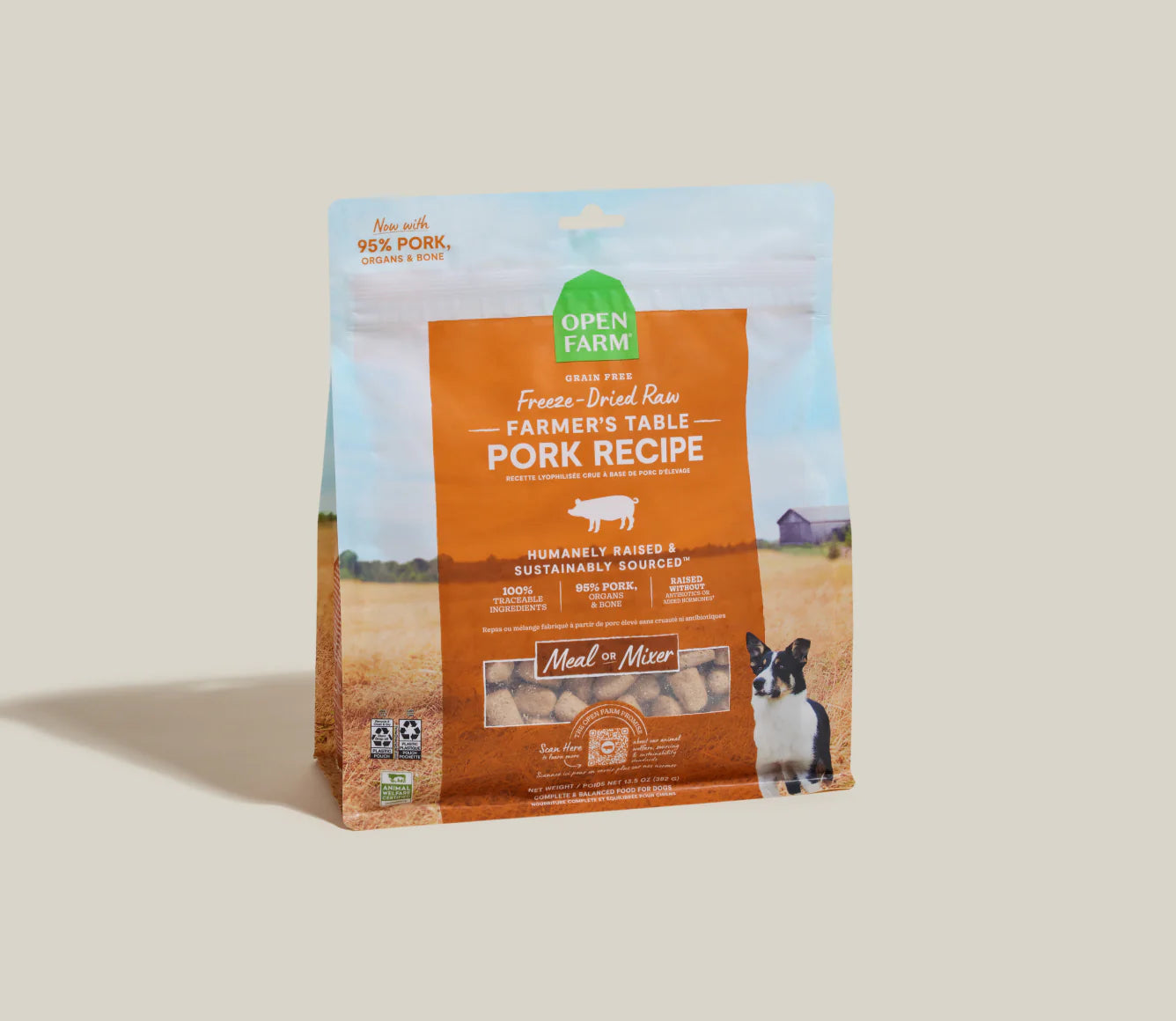 Open Farm Freeze Dried Raw Morsels, Pork