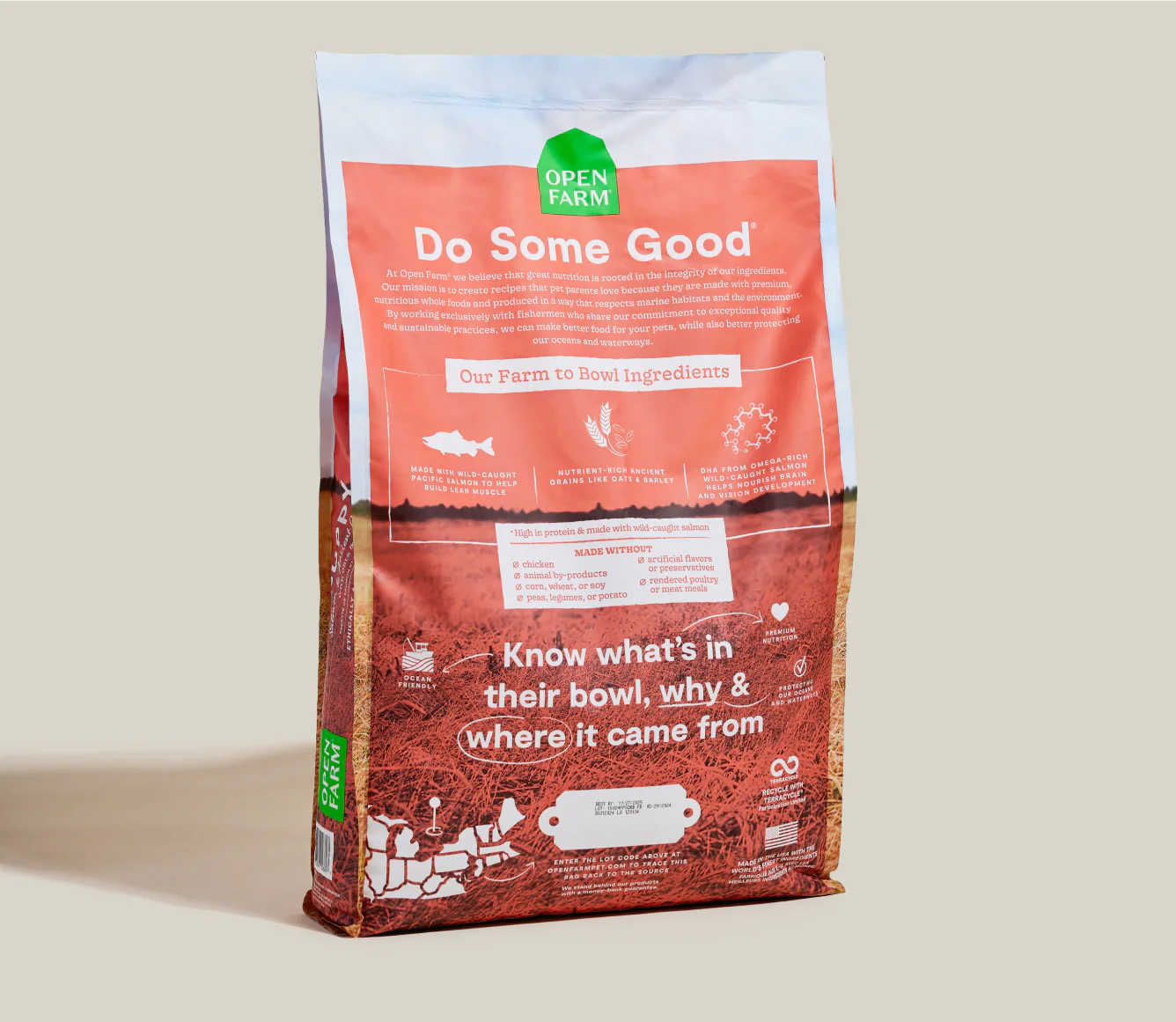 Open Farm Ancient Grains Kibble, Salmon Puppy