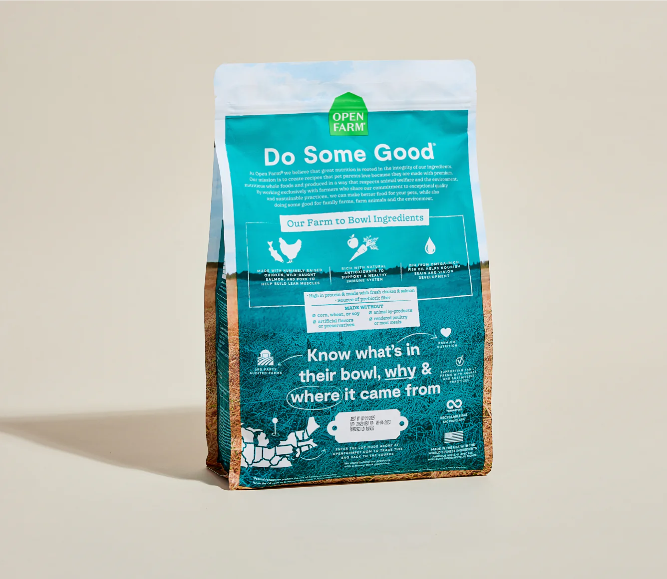 Open Farm Grain-Free Kibble, Chicken & Salmon Puppy