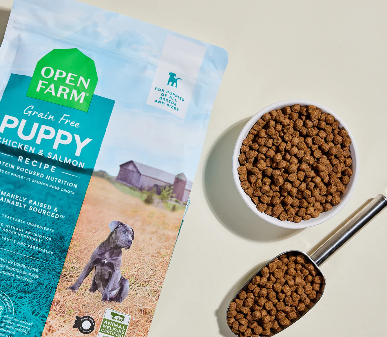 Open Farm Grain-Free Kibble, Chicken & Salmon Puppy
