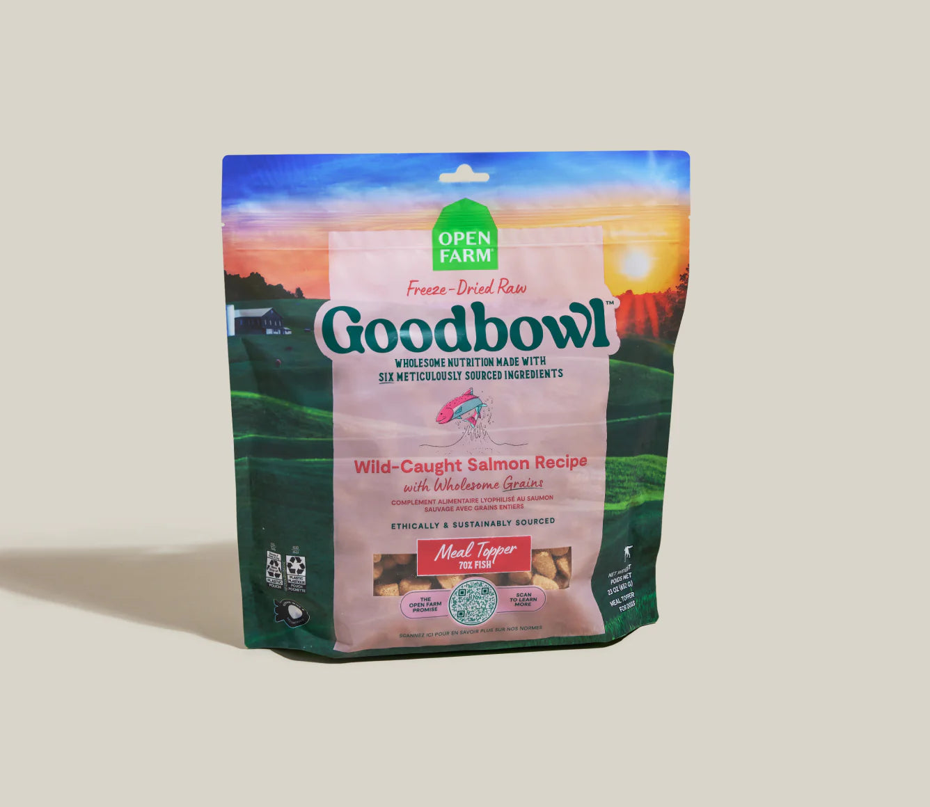 Open Farm Goodbowl Freeze Dried Raw Morsels, Wild-Caught Salmon