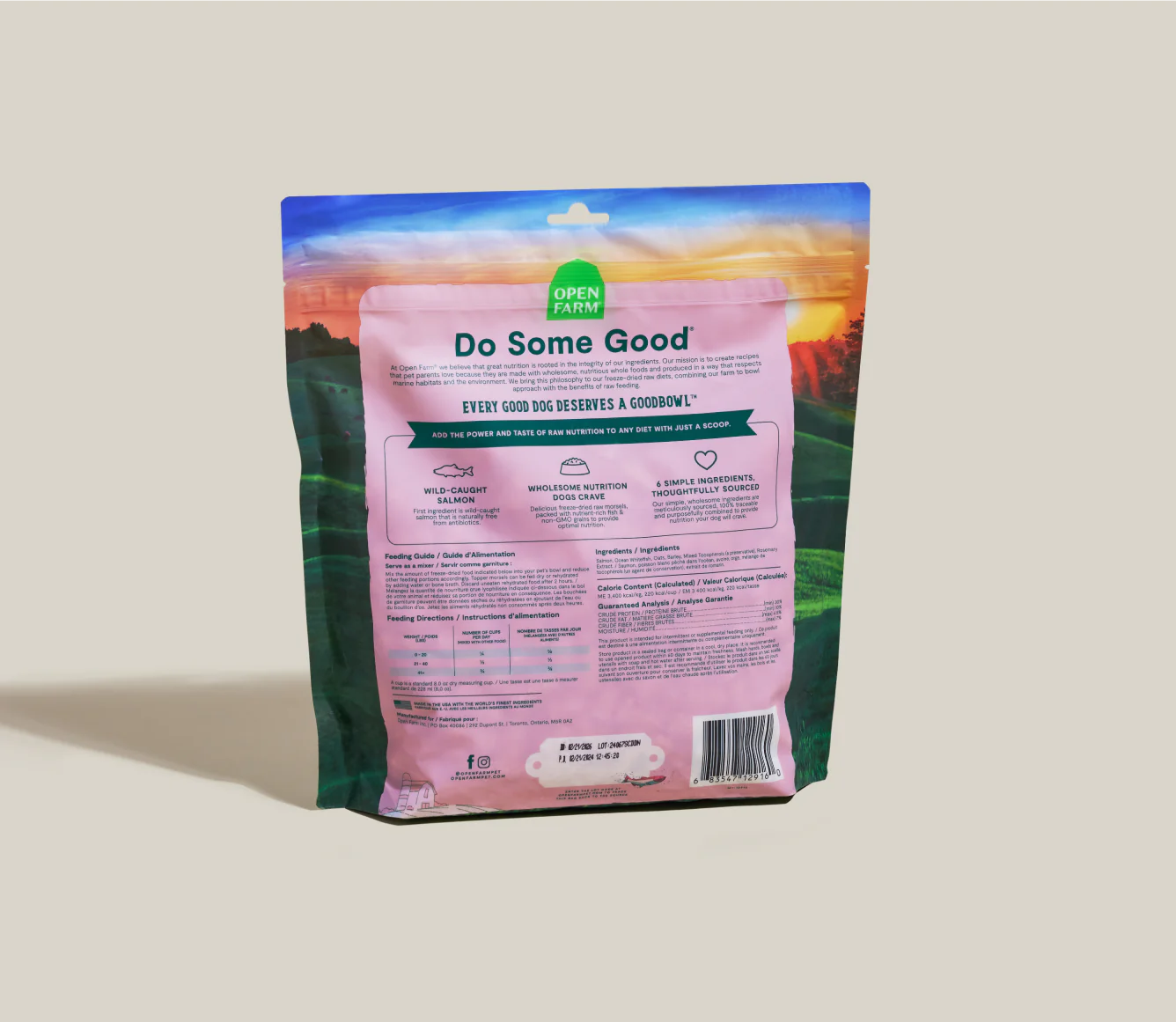 Open Farm Goodbowl Freeze Dried Raw Morsels, Wild-Caught Salmon