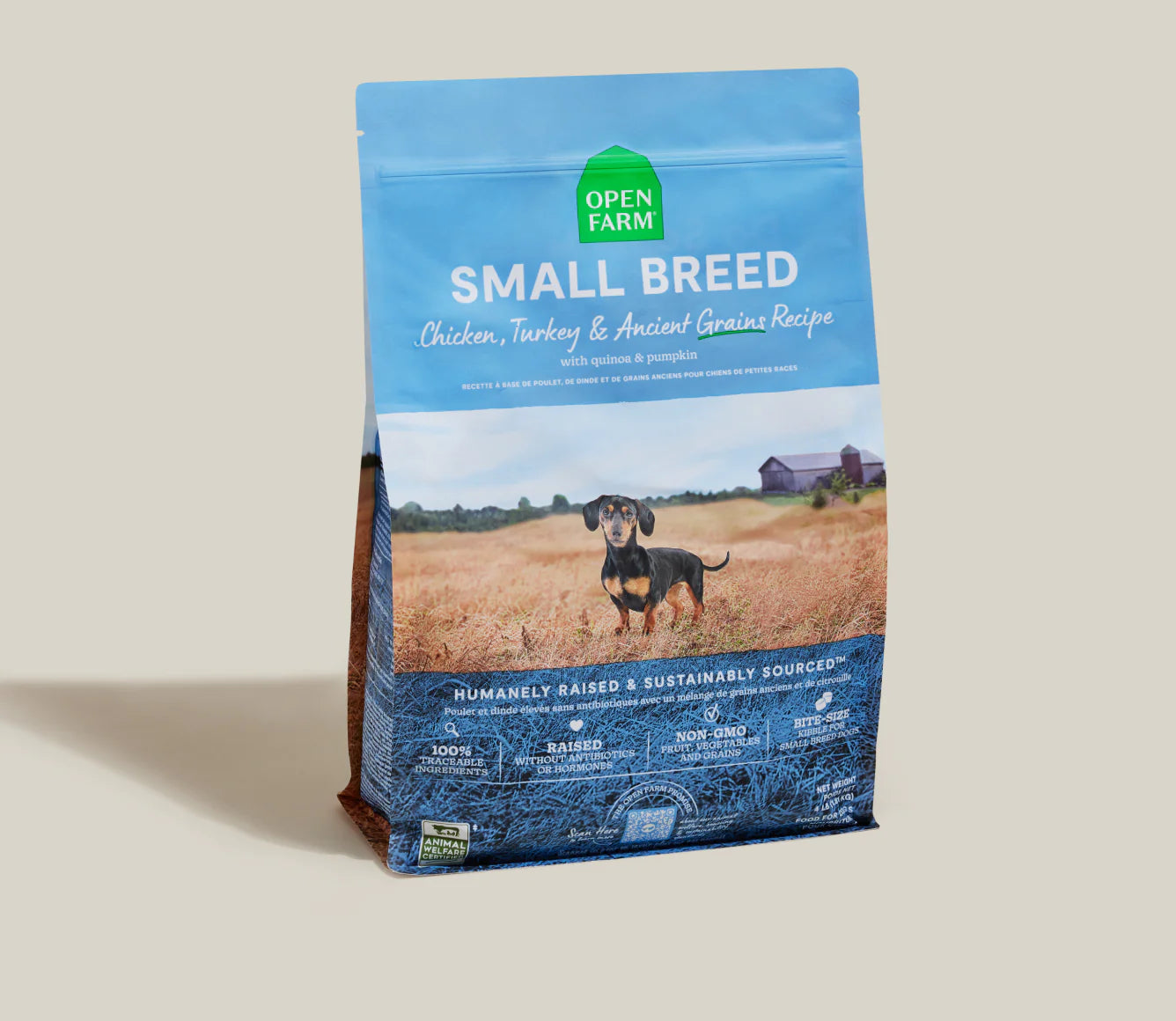 Open Farm Ancient Grains Kibble, Small Breed
