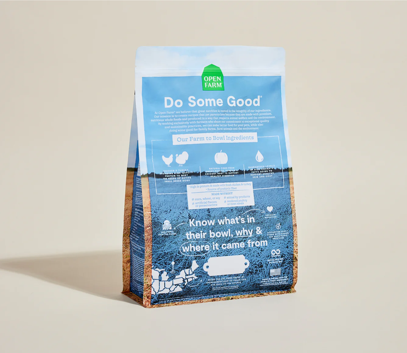 Open Farm Grain-Free Kibble, Small Breed