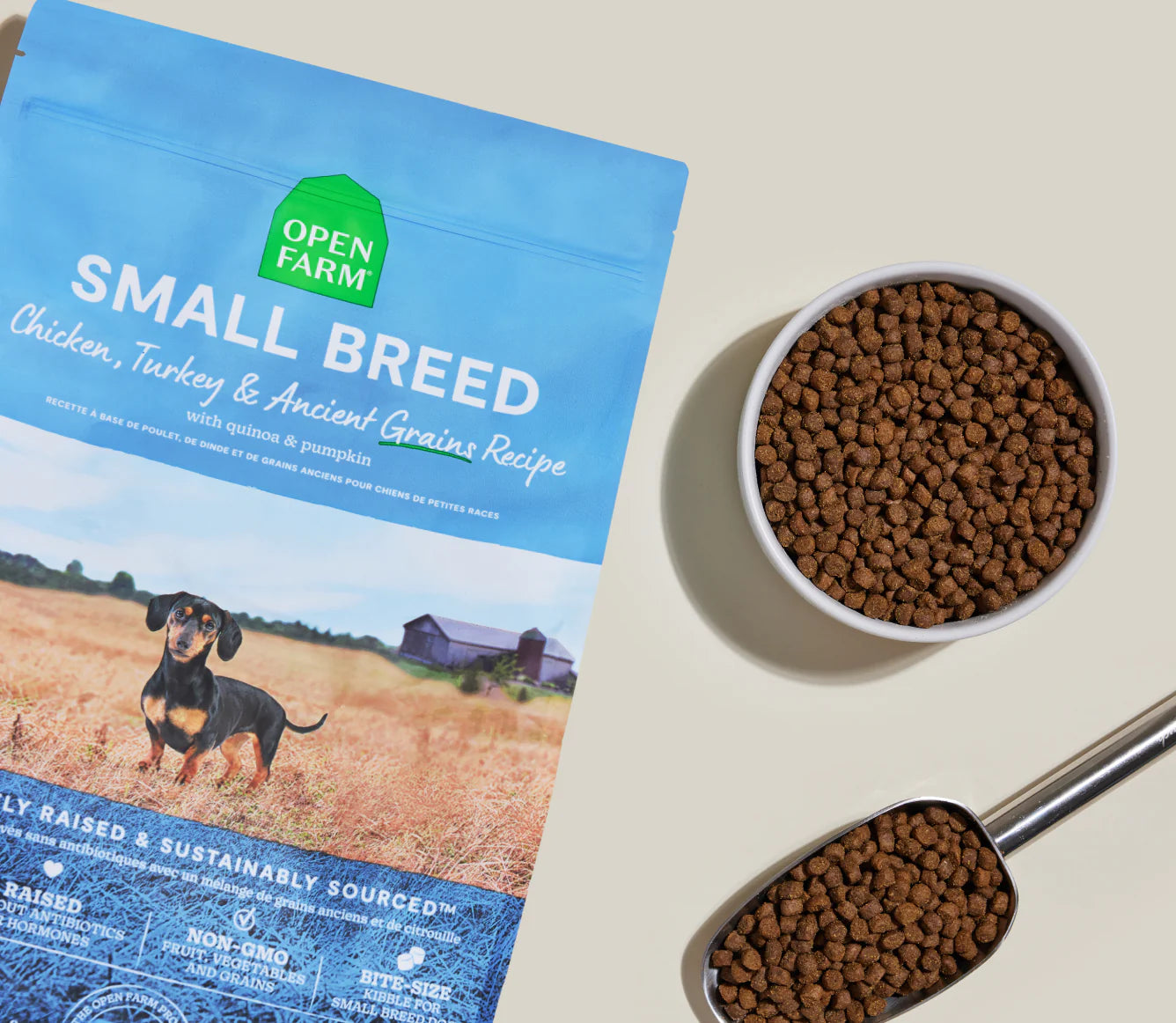 Open Farm Ancient Grains Kibble, Small Breed