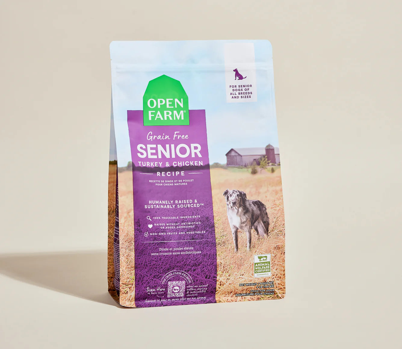 Open Farm Grain-Free Kibble, Senior