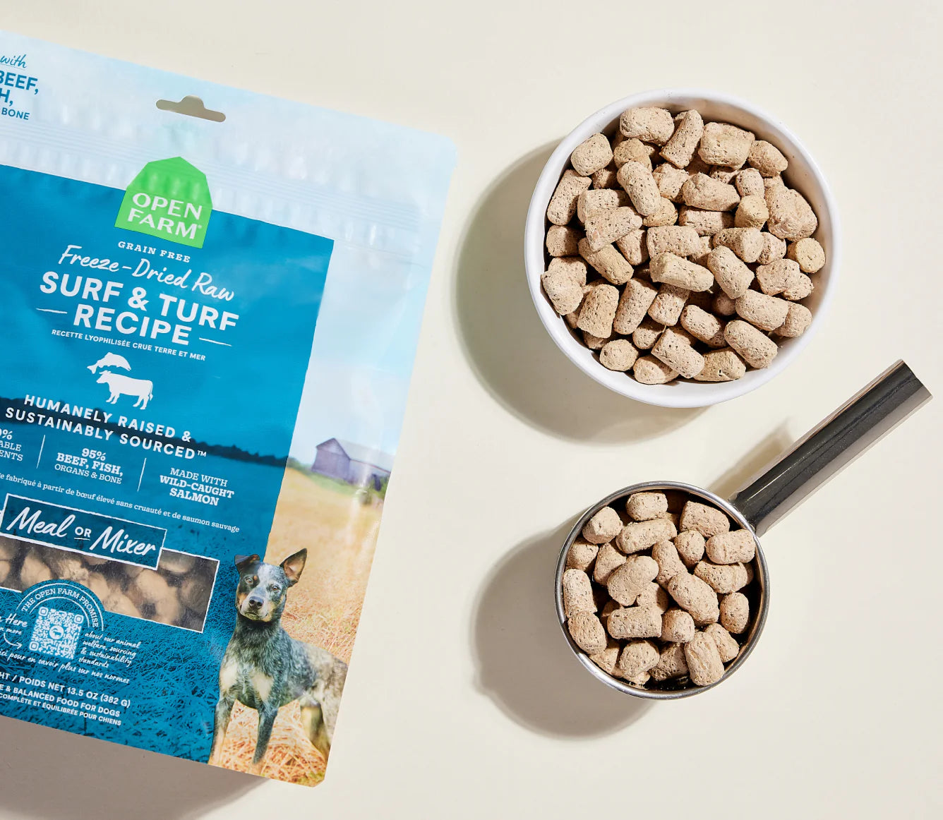 Open Farm Freeze Dried Raw Morsels, Surf & Turf