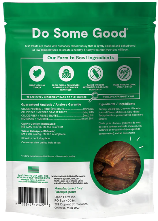 Open Farm Dehydrated Treats, Turkey