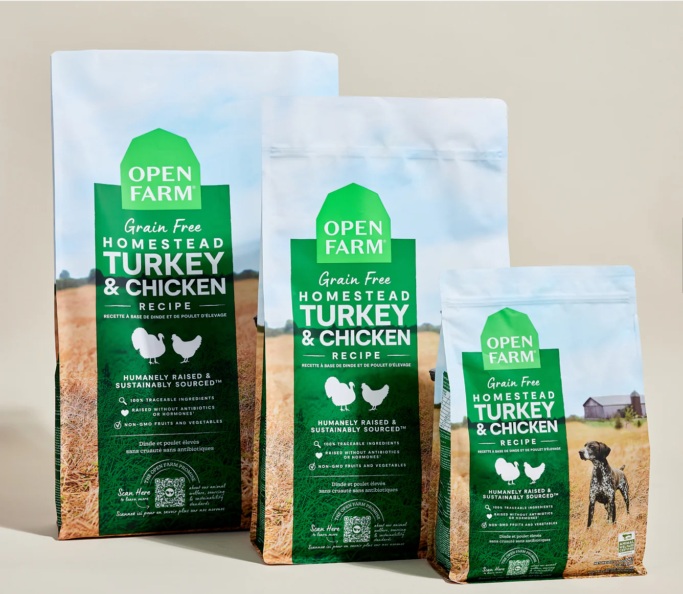 Open Farm Grain-Free Kibble, Homestead Turkey & Chicken