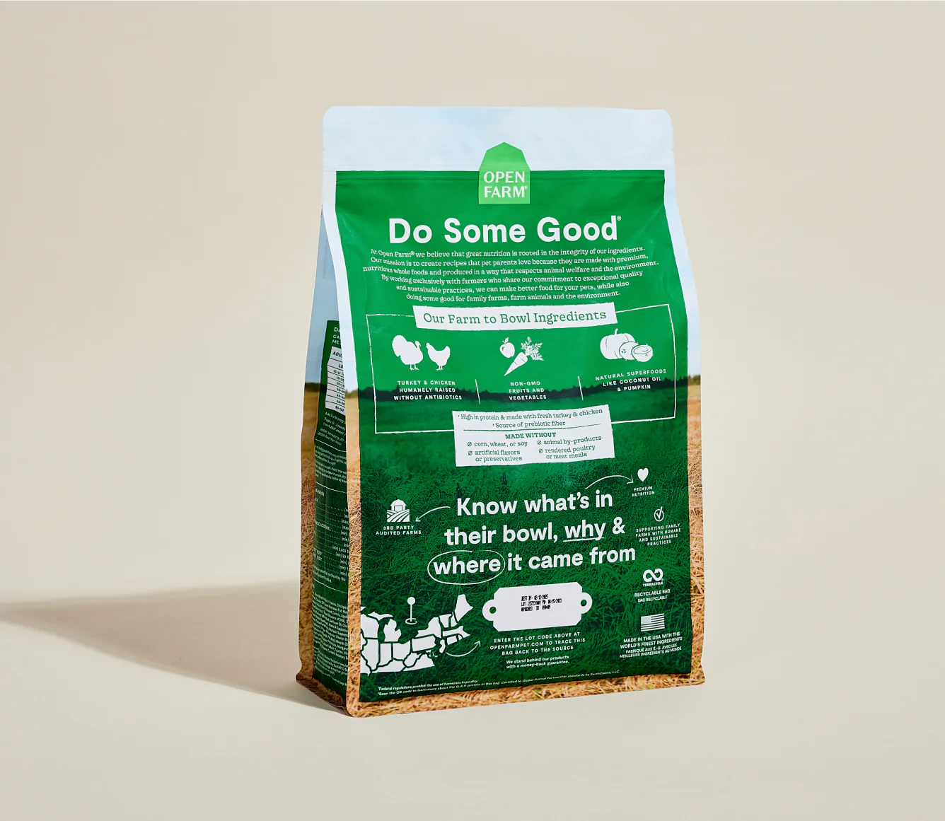 Open Farm Grain-Free Kibble, Homestead Turkey & Chicken