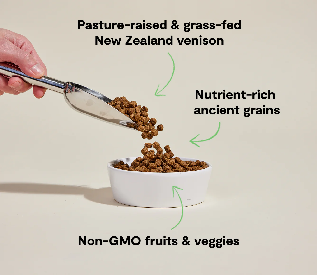 Open Farm Ancient Grains Kibble, New Zealand Venison