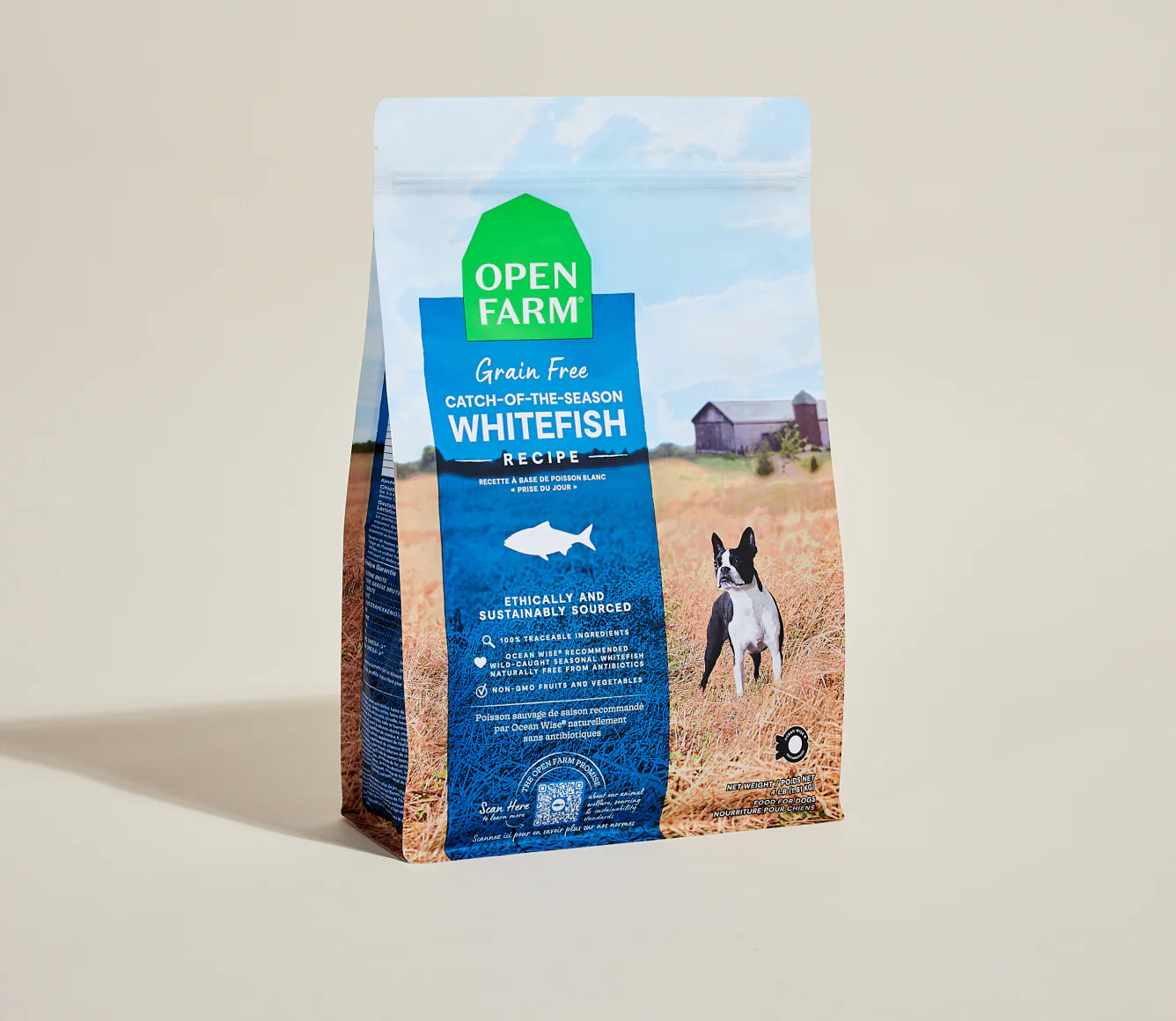 Open Farm Grain-Free Kibble, Catch-of-the-Season Whitefish