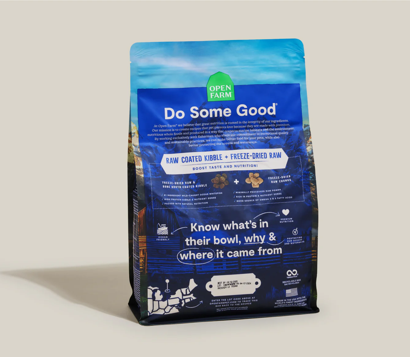 Open Farm RawMix with Ancient Grains Kibble, Wild Ocean