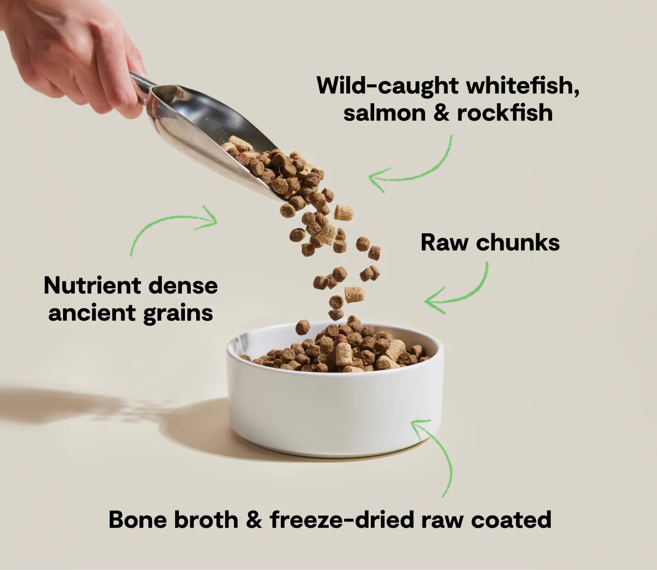 Open Farm RawMix with Ancient Grains Kibble, Wild Ocean