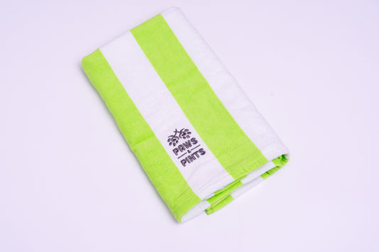 Paws & Pints Beach Towel