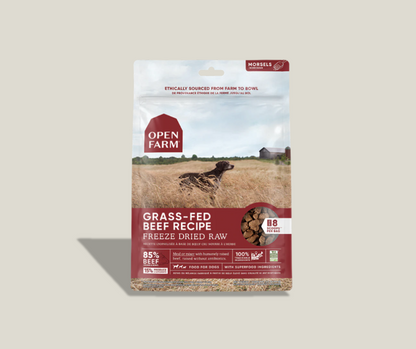 Open Farm Freeze Dried Morsels, Grass-Fed Beef