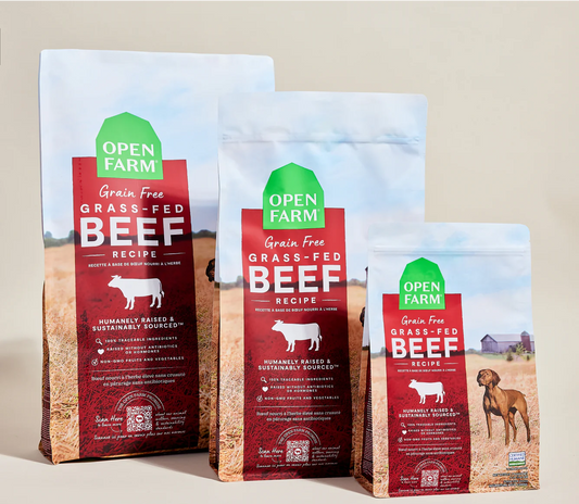 Open Farm Grain-Free Kibble, Grass-Fed Beef