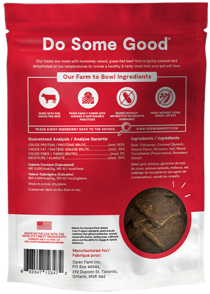 Open Farm Dehydrated Treats, Beef