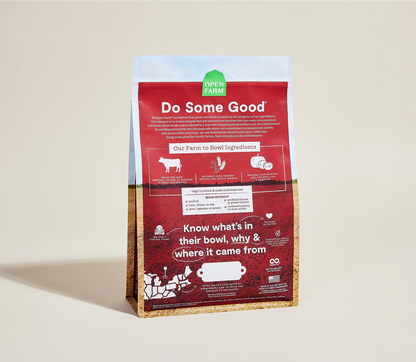 Open Farm Ancient Grains Kibble, Grass-Fed Beef