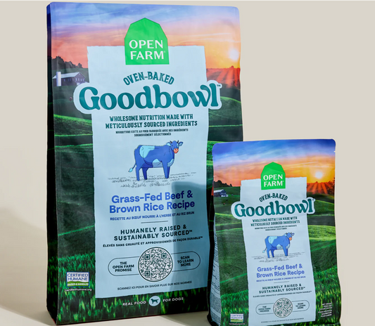 Open Farm Goodbowl Dog Kibble, Grass-Fed Beef & Brown Rice