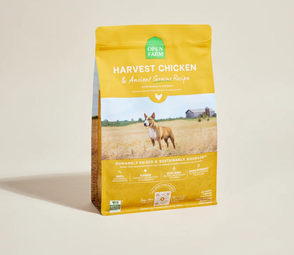 Open Farm Ancient Grains Kibble, Harvest Chicken