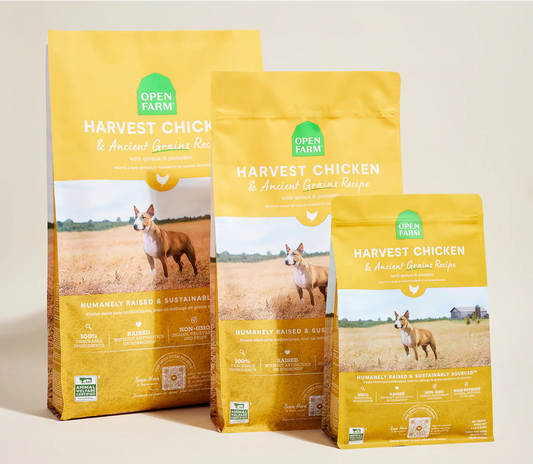 Open Farm Ancient Grains Kibble, Harvest Chicken