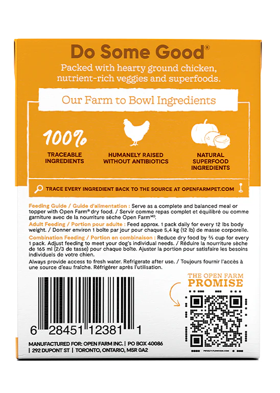 Open Farm Rustic Stew, Harvest Chicken