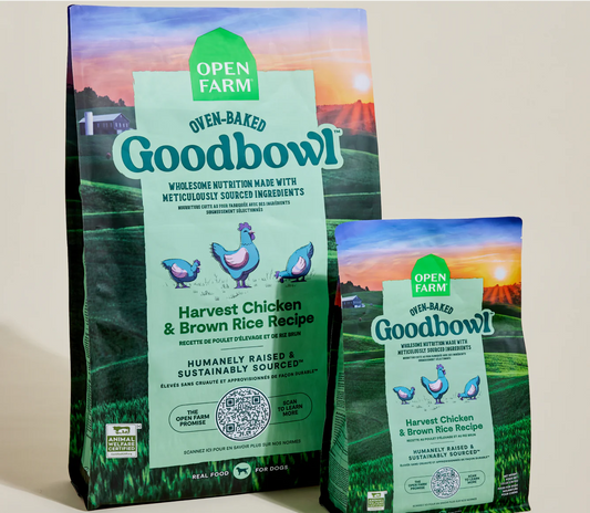 Open Farm Goodbowl Dog Kibble, Harvest Chicken & Brown Rice