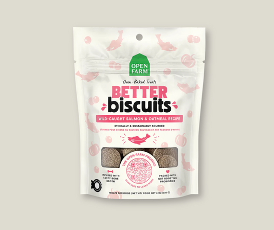 Open Farm Better Biscuits, Salmon & Oatmeal