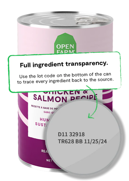 Open Farm Pâté, Chicken & Salmon
